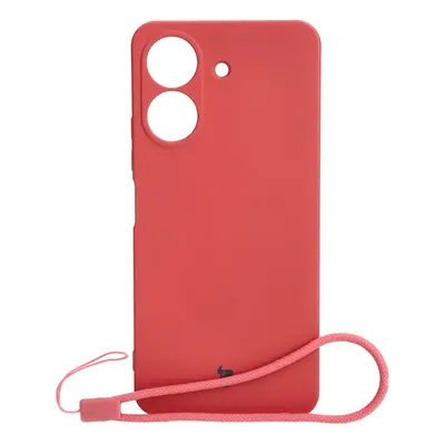 Etui Bizon Case Silicone do Redmi 13C / Poco C65, brudny róż