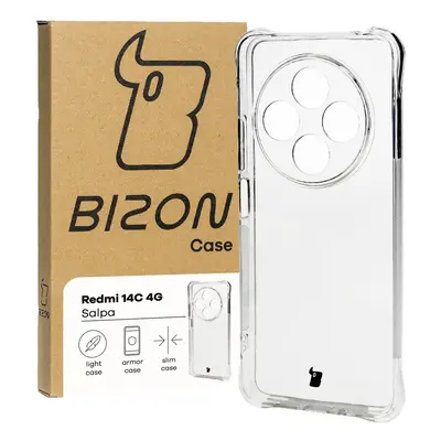 Elastyczne etui Bizon Case Salpa do Xiaomi Redmi 14C 4G / POCO C75, przezroczyste