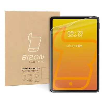 Folia imitująca papier Bizon Film Tab Papirus do Xiaomi Redmi Pad Pro 12.1, 2 sztuki