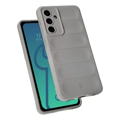 Pancerne etui Bizon Case Tur do Galaxy M55 5G, jasnoszare