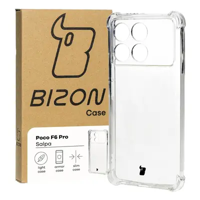 Elastyczne etui Bizon Case Salpa do Xiaomi Poco F6 Pro, przezroczyste