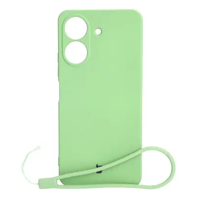 Etui Bizon Case Silicone do Redmi 13C / Poco C65, jasnozielone