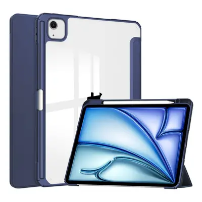 Etui Bizon Case Tab Clear Matt do iPad Air 13" 2024, granatowe