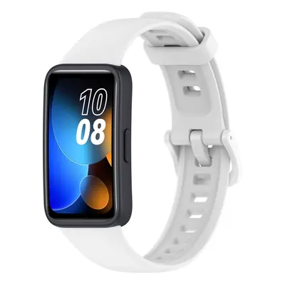 Pasek Bizon Strap Watch Silicone do Huawei Band 9 / Band 8, biały