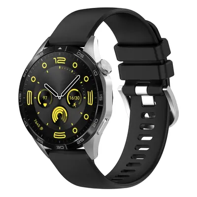 Pasek Bizon Strap Watch Silicone Pro do Huawei Watch GT 5 Pro 42mm/GT 5 41mm/GT 4 41mm, czarny