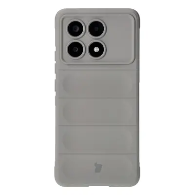 Pancerne etui Bizon Case Tur do Xiaomi Poco X6 Pro, jasnoszare