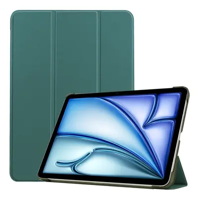 Etui Bizon Case Tab Croc do iPad Air 13" M2 2024, ciemnozielone