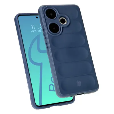 Pancerne etui Bizon Case Tur do Xiaomi Poco F6, granatowe