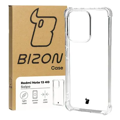 Elastyczne etui Bizon Case Salpa do Xiaomi Redmi Note 13 4G, przezroczyste