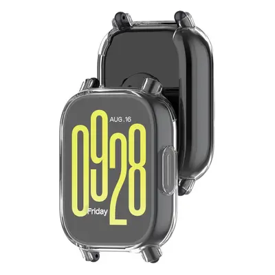 Etui z osłoną ekranu Bizon Case Watch Felipe do Xiaomi Redmi Watch 5 Active, przeźroczyste