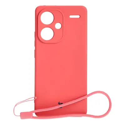 Etui Bizon Case Silicone Sq do Xiaomi Redmi Note 13 Pro+ 5G, brudny róż