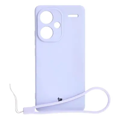 Etui Bizon Case Silicone Sq do Xiaomi Redmi Note 13 Pro+ 5G, jasnofioletowe