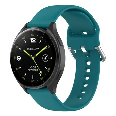 Pasek Bizon Strap Watch Silicone Pro do Xiaomi Watch 2, ciemnoturkusowy