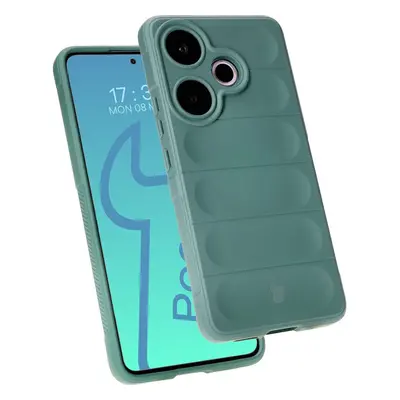 Pancerne etui Bizon Case Tur do Xiaomi Poco F6, ciemnozielone