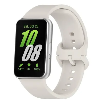 Pasek Bizon Strap Watch Silicone do Galaxy Fit 3, jasnoszary