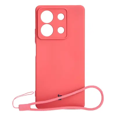 Etui Bizon Case Silicone Sq do Xiaomi Redmi Note 13 5G, brudny róż