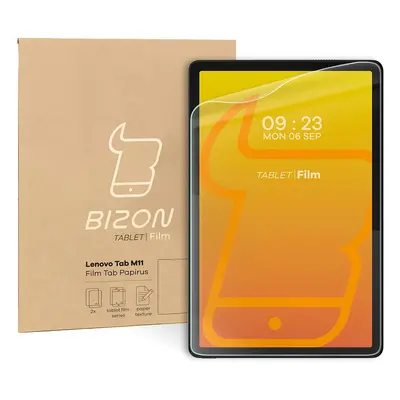 Folia imitująca papier Bizon Film Tab Papirus do Lenovo Tab M11 1 gen., 2 sztuki