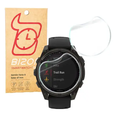 Folia hydrożelowa na ekran Bizon Glass Watch Hydrogel do Garmin Fenix 8 Solar 47 mm, 2 sztuki