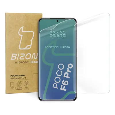 Folia hydrożelowa na ekran Bizon Glass Hydrogel Front do Xiaomi Poco F6 Pro, 2 sztuki