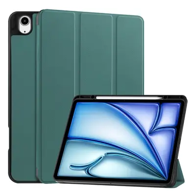 Etui Bizon Case Tab Lizard do iPad Air 13" 2024, ciemnozielone