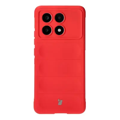 Pancerne etui Bizon Case Tur do Xiaomi Poco X6 Pro, czerwone