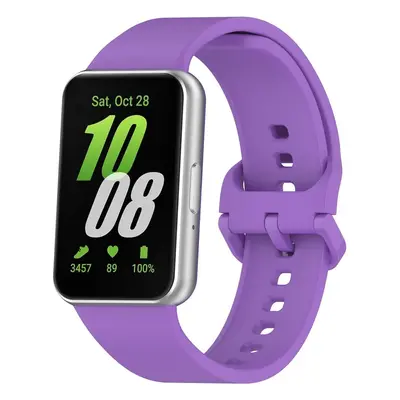 Pasek Bizon Strap Watch Silicone do Galaxy Fit 3, fioletowy