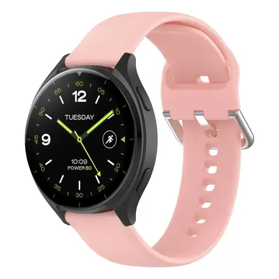 Pasek Bizon Strap Watch Silicone Pro do Xiaomi Watch 2, jasnoróżowy