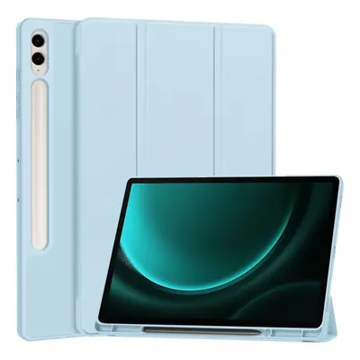 Etui Bizon Case Tab Lizard do Samsung Galaxy Tab S9 FE Plus, błękitne