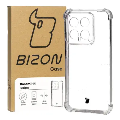 Elastyczne etui Bizon Case Salpa do Xiaomi 14, przezroczyste