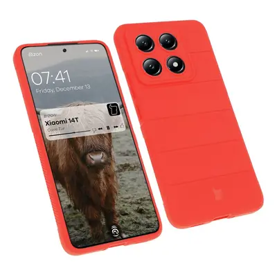 Pancerne etui Bizon Case Tur do Xiaomi 14T, czerwone