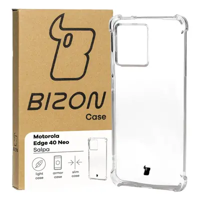 Elastyczne etui Bizon Case Salpa do Motorola Edge 40 Neo, przezroczyste