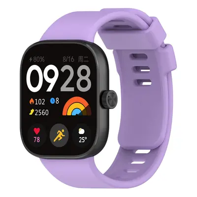 Pasek Bizon Strap Watch Silicone B do Redmi Watch 4 / Xiaomi Smart Band 9 Pro / 8 Pro, fioletowy