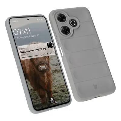 Pancerne etui Bizon Case Tur do Xiaomi Redmi 13 4G, jasnoszare