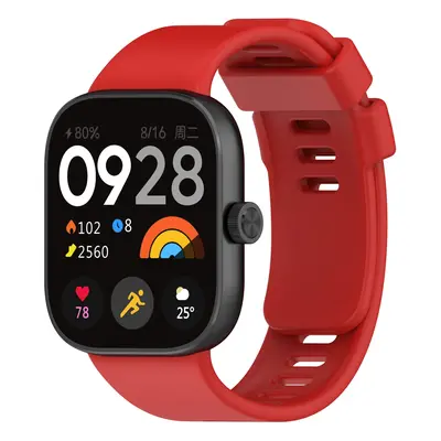 Pasek Bizon Strap Watch Silicone B do Redmi Watch 4 / Xiaomi Smart Band 9 Pro / 8 Pro, czerwony