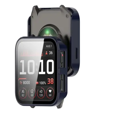 Etui ze szkłem do zegarka Bizon Case+Glass Watch do Garmin Venu X1, niebieskie