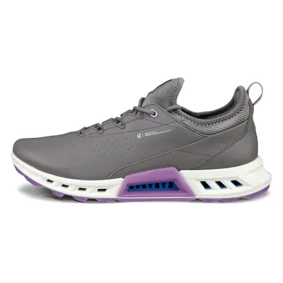 ECCO W Golf Biom C4 - Damskie skórzane buty do golfa z Gore-Tex - Szary - Size: 37 (UK 4.5)