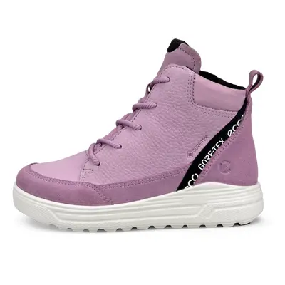 ECCO Urban Snowboarder - Dziecięce nubukowe buty zimowe Gore-Tex - Fioletowy - Size: 27 (UK 9.5)