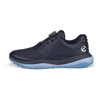 ECCO W Golf LT1 - Damskie wodoodporne skórzane buty do golfa - Granatowy - Size: 36 (UK 3.5-4)