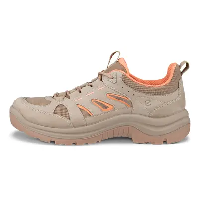 ECCO Offroad W - Damskie nubukowe buty trekkingowe - Beżowy - Size: 35 (UK 2.5-3)