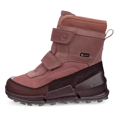 ECCO Biom K2 - Dziecięce zamszowe buty zimowe Gore-Tex - Różowy - Size: 29 (UK 11-11.5)