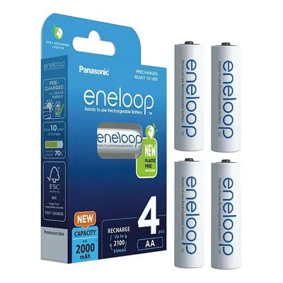 Akumulatorki AA / R6 Panasonic Eneloop 2000mAh BK-3MCDE/4BE (blister 4 szt.)