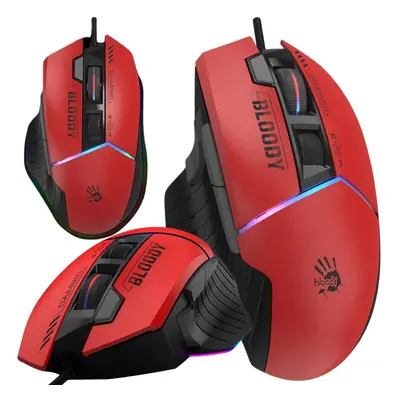 Mysz przewodowa A4tech Bloody W95 Max USB Sports Red