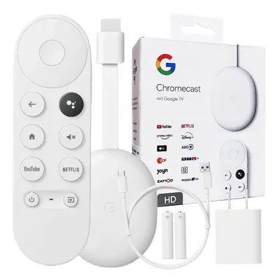 OUTLET_4: Odtwarzacz Google Chromecast HD z Google TV