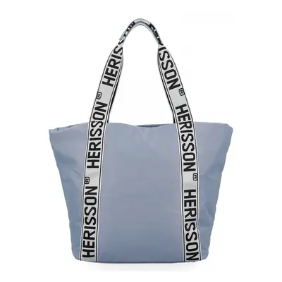 Modne Torebki Damskie Shopper Bag firmy Herisson Błękitne (kolory)