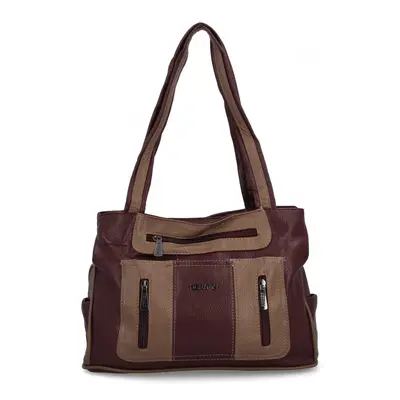 Torebki Damskie Shopper Bag firmy Herman Bordowe (kolory)