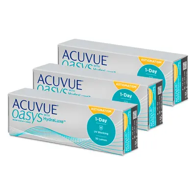 Acuvue Oasys 1-Day with HydraLuxe for Astigmatism (90 soczewek)