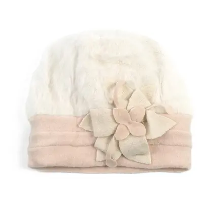 Beret Angora Flower