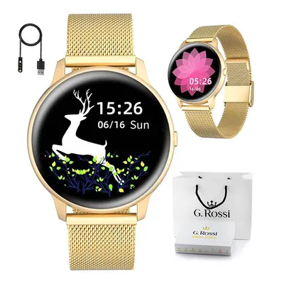 SMARTWATCH UNISEX G. Rossi SW015-5 gold (sg010e)