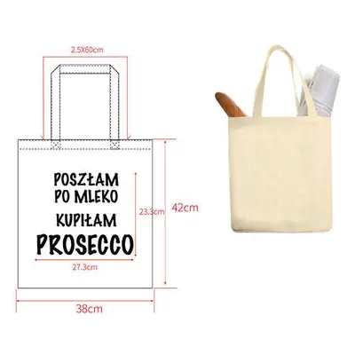 Bawełniana torba typu shopper bag