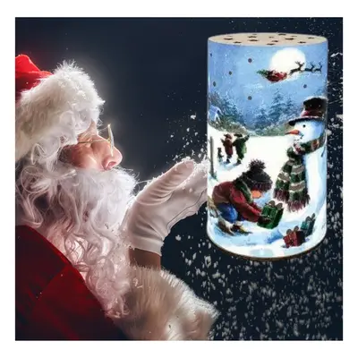 Lampka dla dziecka z bałwankiem Estego prezent na święta Bożego Narodzenia